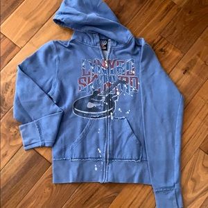 Junk food classic rock hoodie from early 2000s